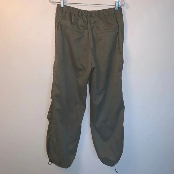 Zara  Green Parachute Pants S - Picture 4 of 14
